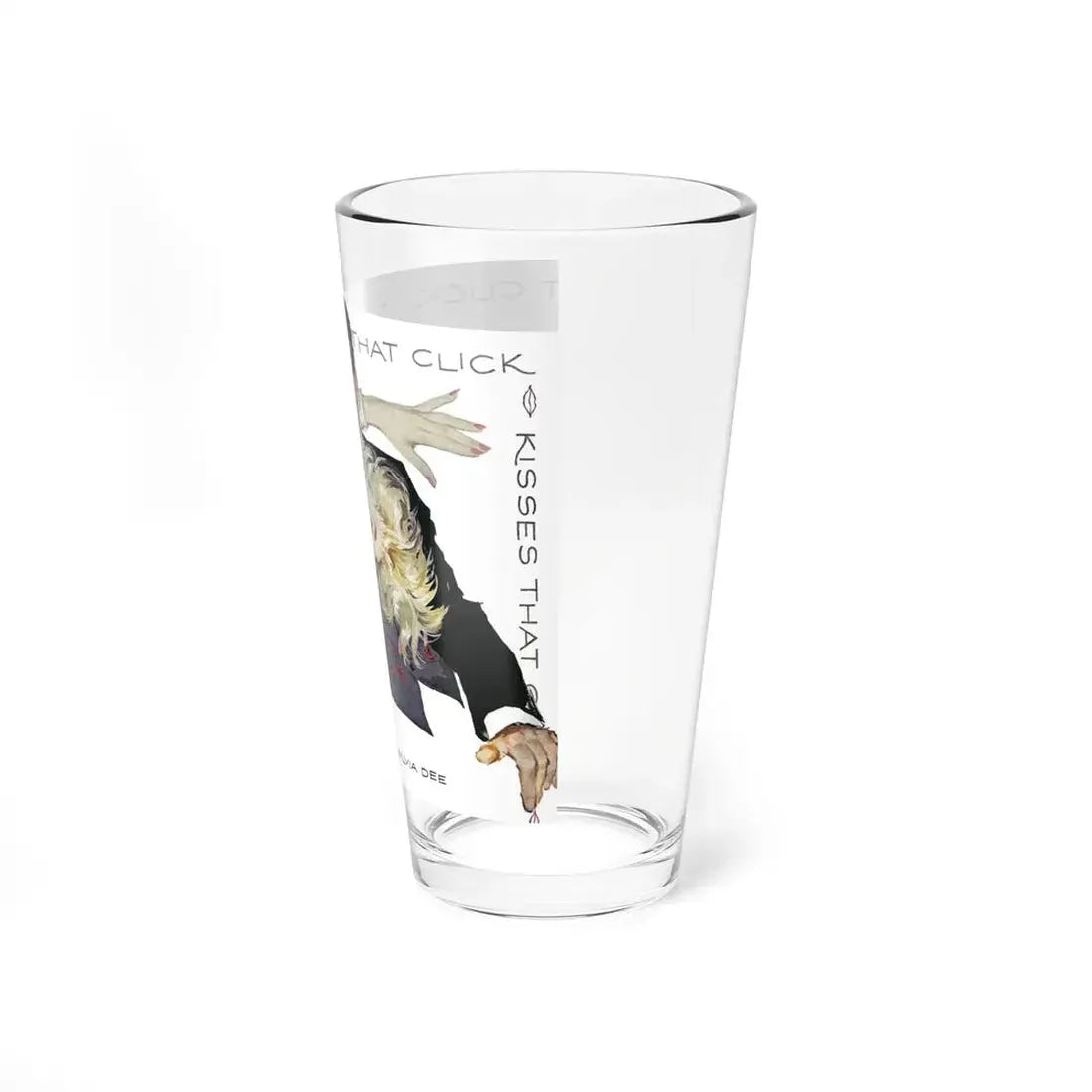 Kisses That Click, Good Housekeeping illustration - Pint Glass 16oz - Go Mug Yourself