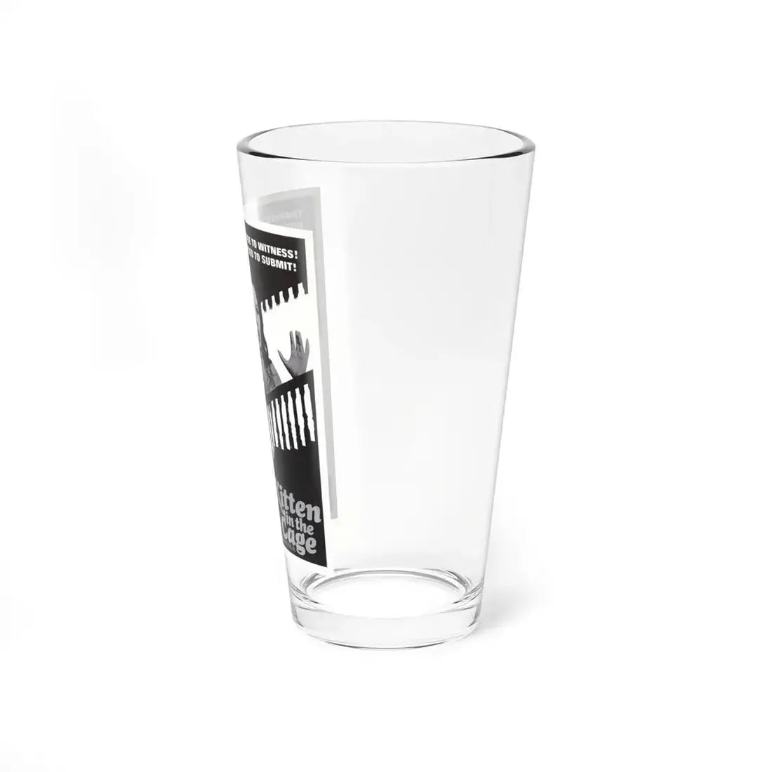 KITTEN IN THE CAGE 1968 Movie Poster - Pint Glass 16oz - Go Mug Yourself