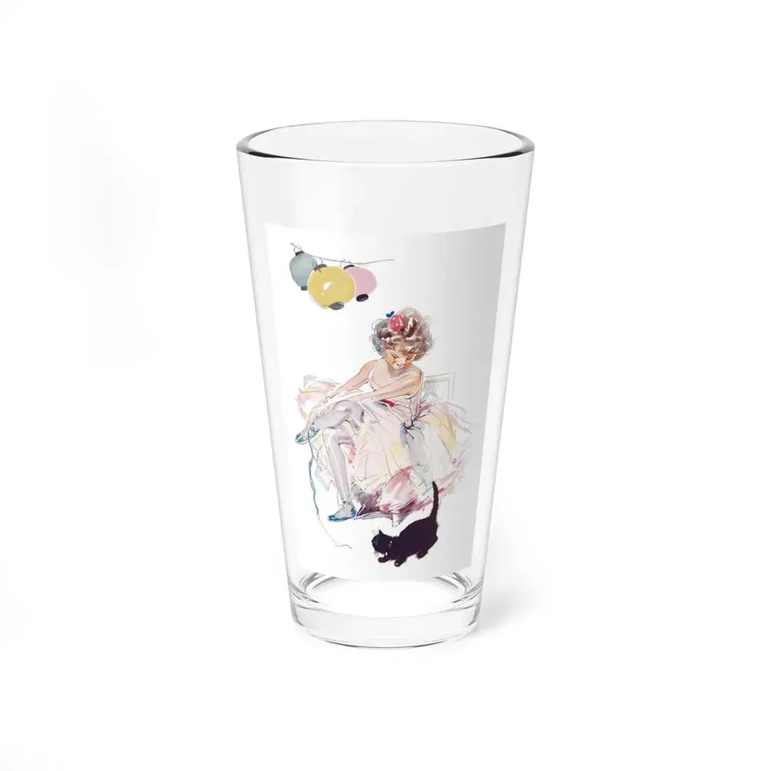 Kittens, The Tatler magazine, 1930 - Pint Glass 16oz 16oz - Go Mug Yourself