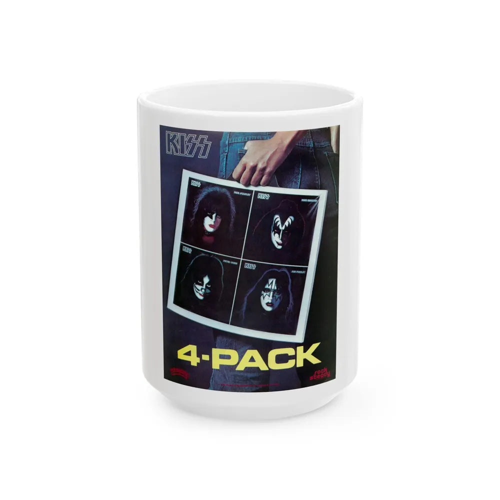Kizz 1978 (Music Poster) White Coffee Mug-15oz-Go Mug Yourself