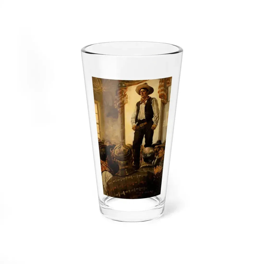 Klondike Meeting, 1907 - Pint Glass 16oz 16oz - Go Mug Yourself