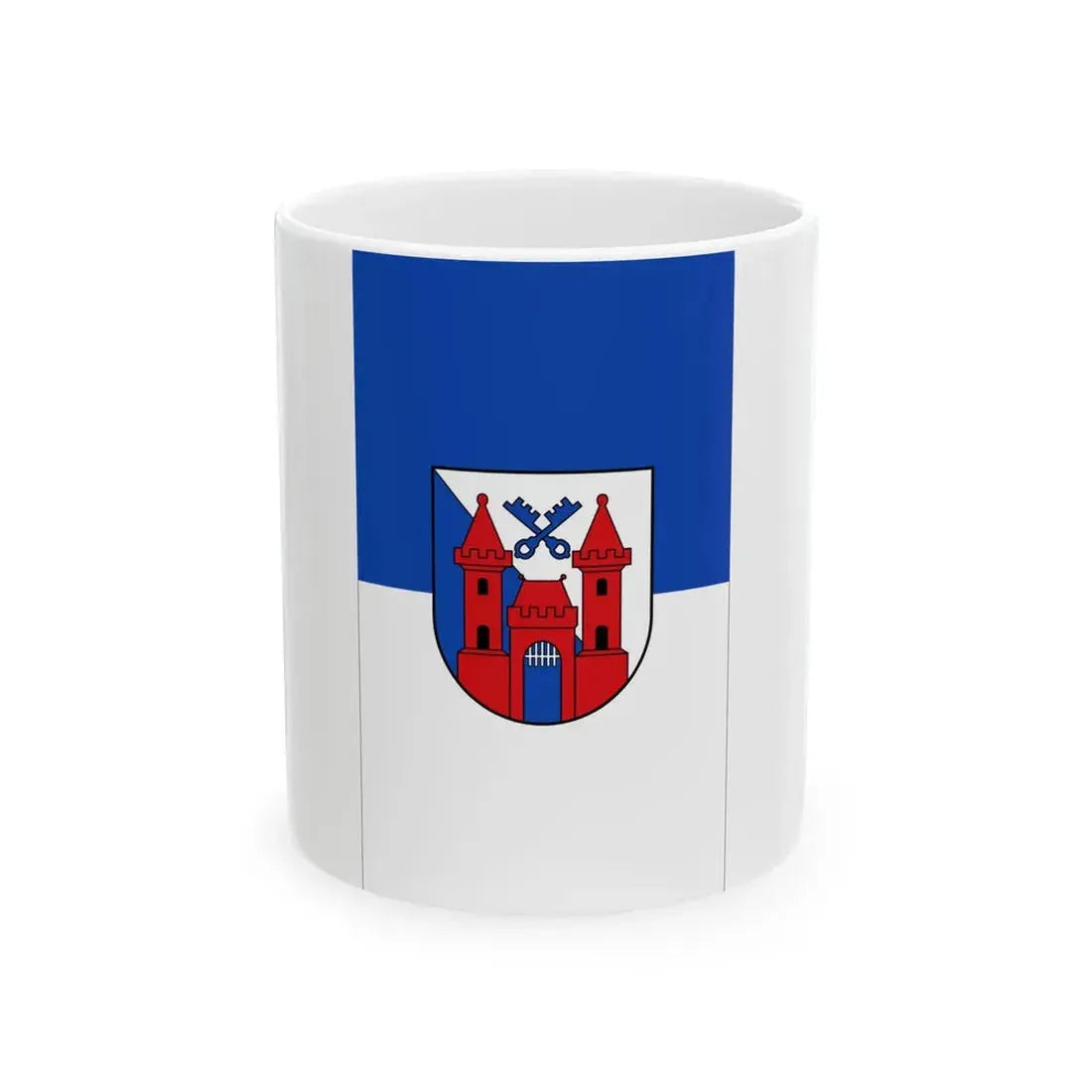 Knatterflagge Ladenburg (Germany) White Coffee Mug 11oz - Go Mug Yourself