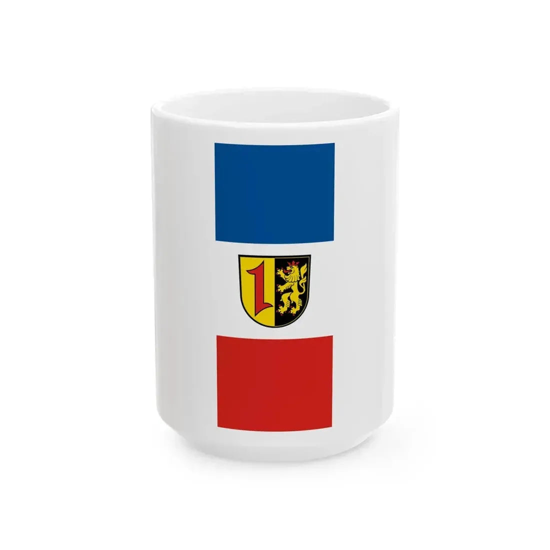 Knatterflagge Mannheim (Germany) White Coffee Mug 15oz - Go Mug Yourself