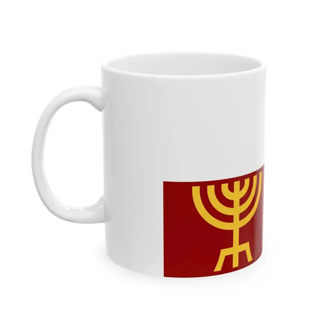 Knesset Guard Old Flag 1958-2007 (Israel) White Coffee Mug - Go Mug Yourself