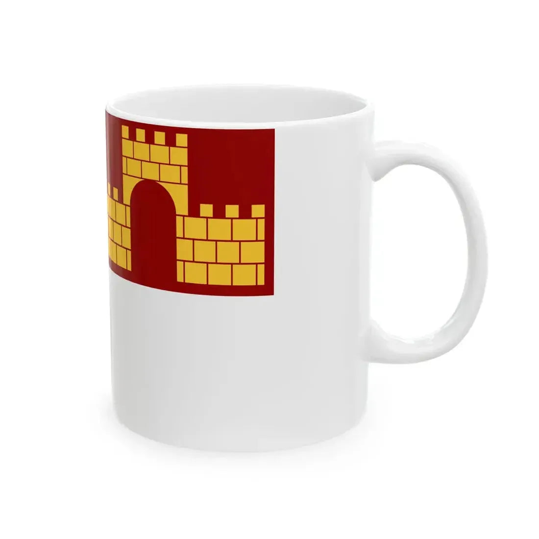 Knesset Guard Old Flag 1958-2007 (Israel) White Coffee Mug - Go Mug Yourself