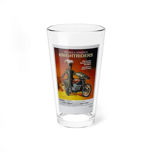 KNIGHTRIDERS 1981 Movie Poster - Pint Glass 16oz 16oz - Go Mug Yourself
