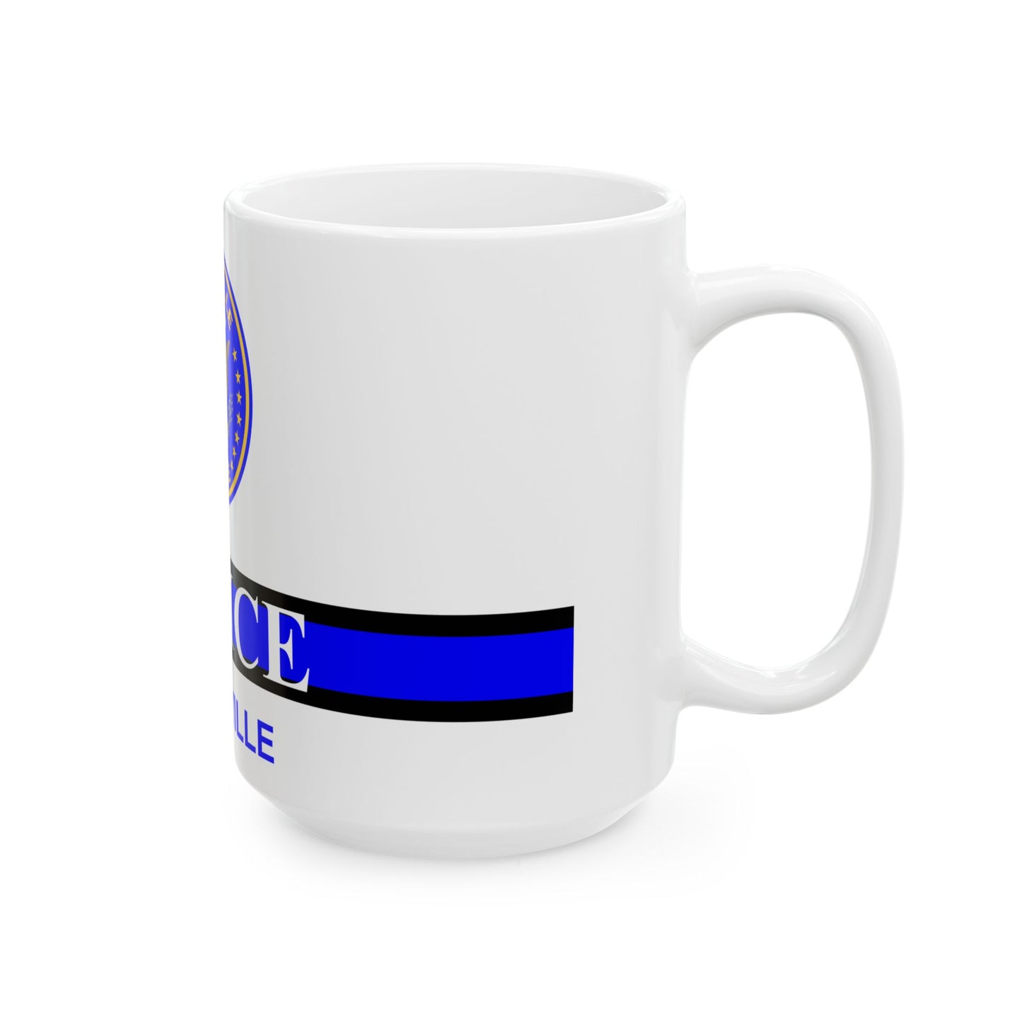 Knoxville Police Department flag (United States) White Coffee Mug-Go Mug Yourself