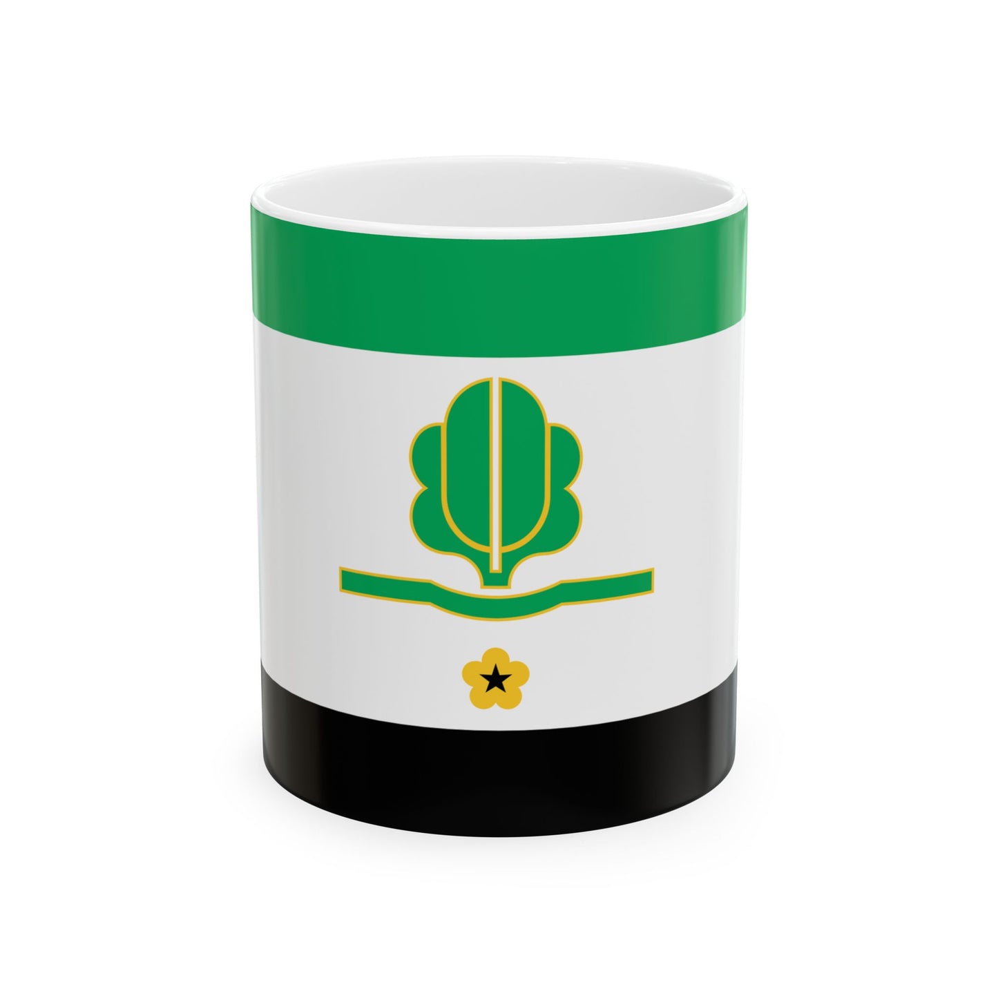 Kohila valla lipp (Estonia) White Coffee Mug-11oz-Go Mug Yourself