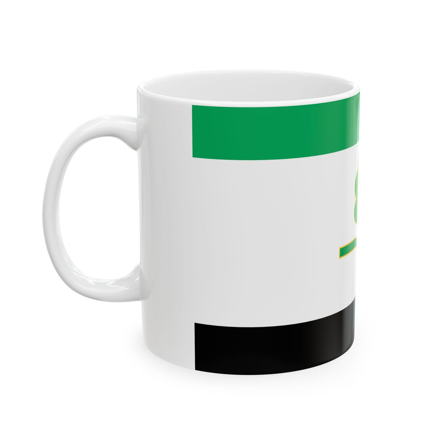 Kohila valla lipp (Estonia) White Coffee Mug-Go Mug Yourself
