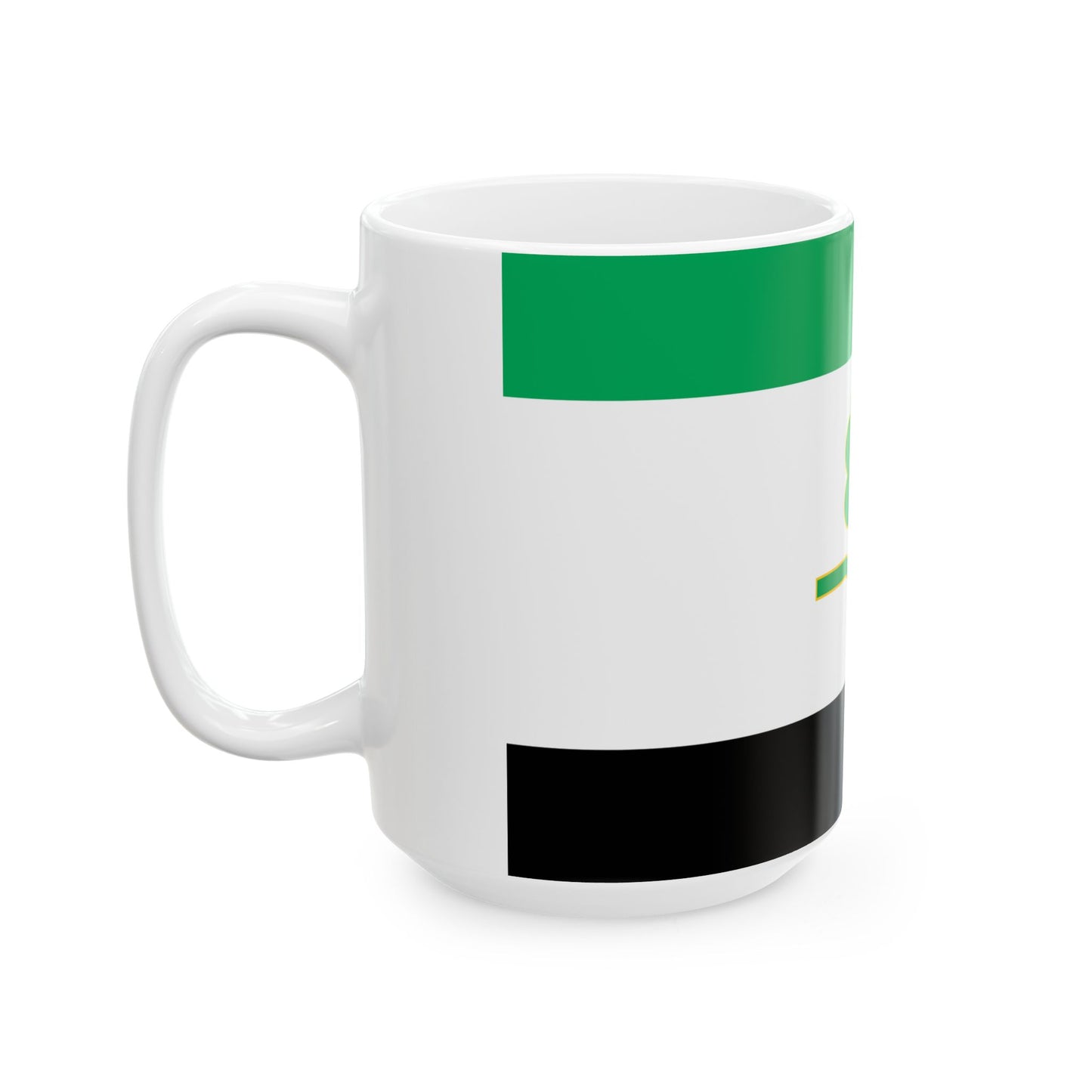 Kohila valla lipp (Estonia) White Coffee Mug-Go Mug Yourself