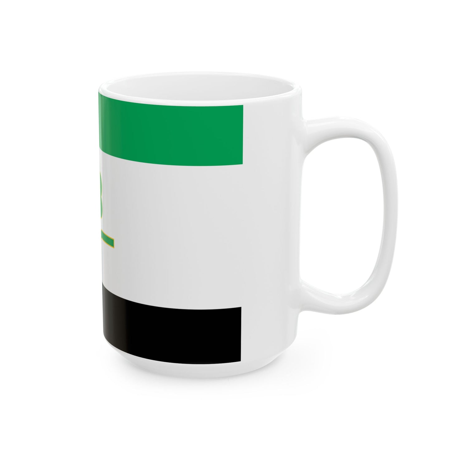 Kohila valla lipp (Estonia) White Coffee Mug-Go Mug Yourself