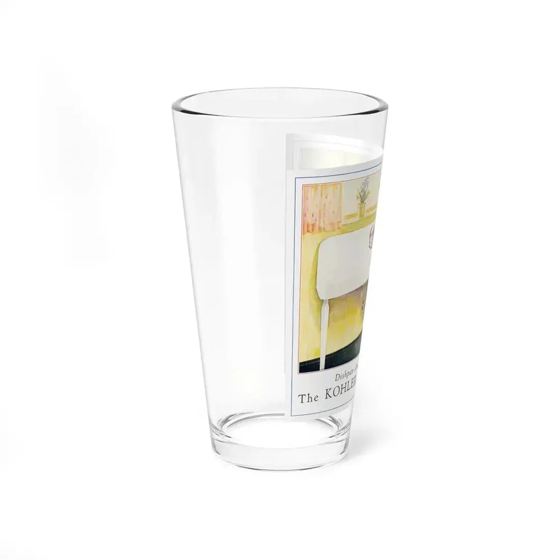 Kohler of Kohler advertisement (1), 1927 - Pint Glass 16oz - Go Mug Yourself