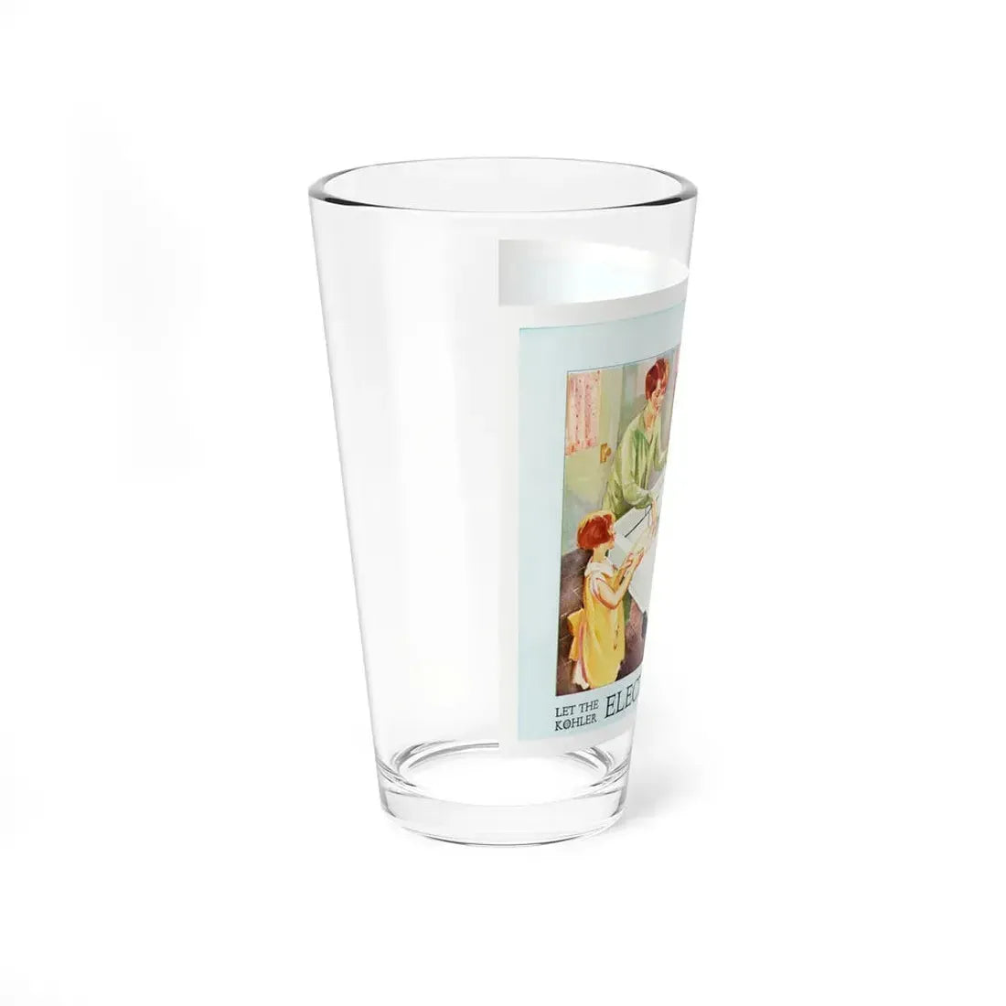 Kohler of Kohler advertisement (2), 1927 - Pint Glass 16oz - Go Mug Yourself
