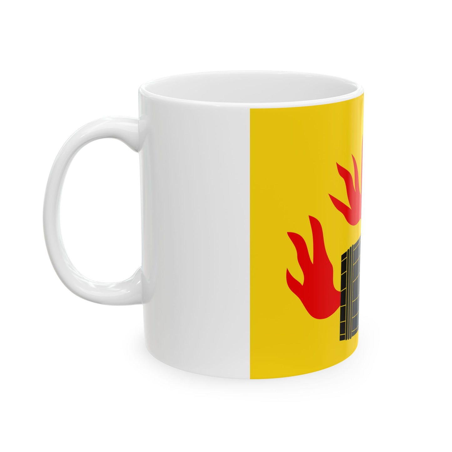 Kokkola.flag (Finland) White Coffee Mug-Go Mug Yourself