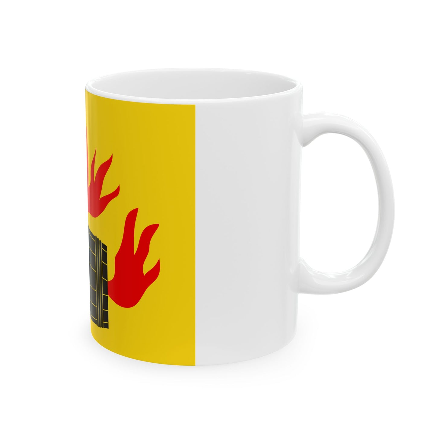 Kokkola.flag (Finland) White Coffee Mug-Go Mug Yourself