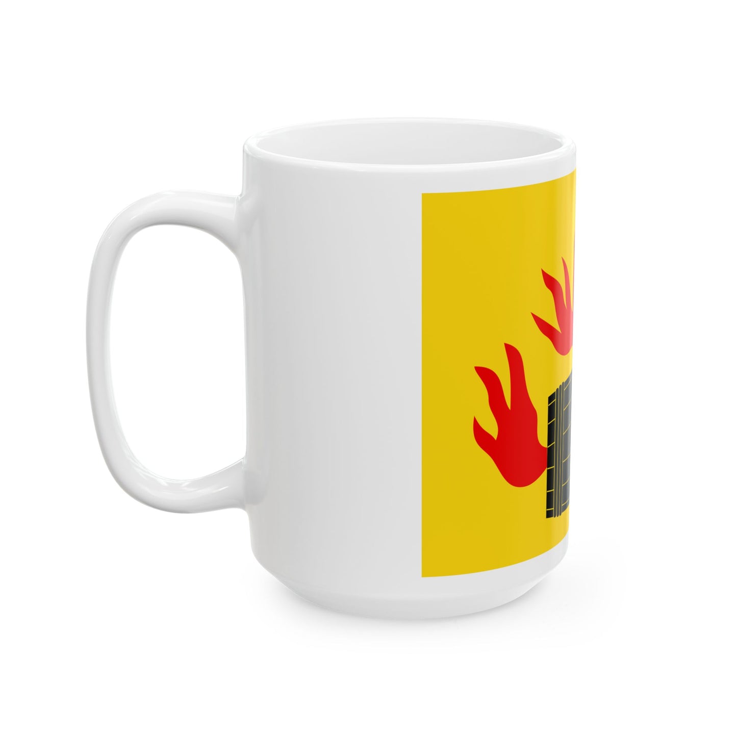 Kokkola.flag (Finland) White Coffee Mug-Go Mug Yourself