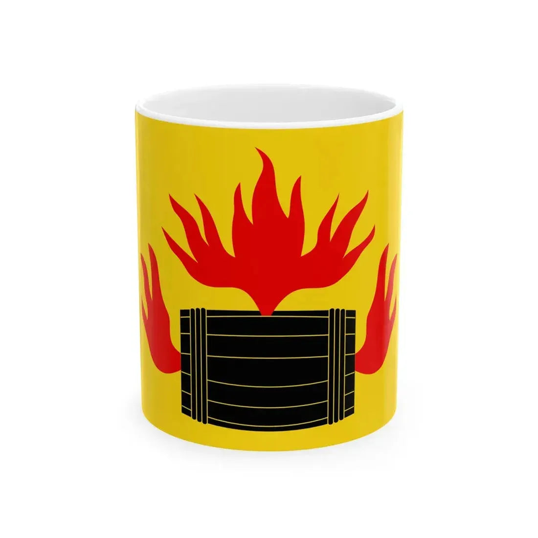 Kokkola.flag (Finland) White Coffee Mug 11oz - Go Mug Yourself