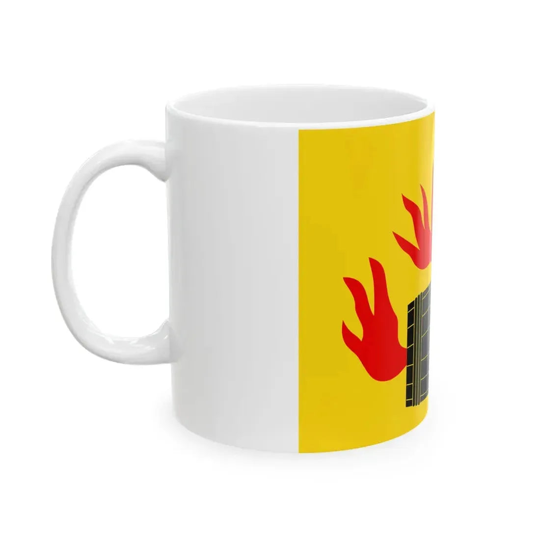Kokkola.flag (Finland) White Coffee Mug - Go Mug Yourself