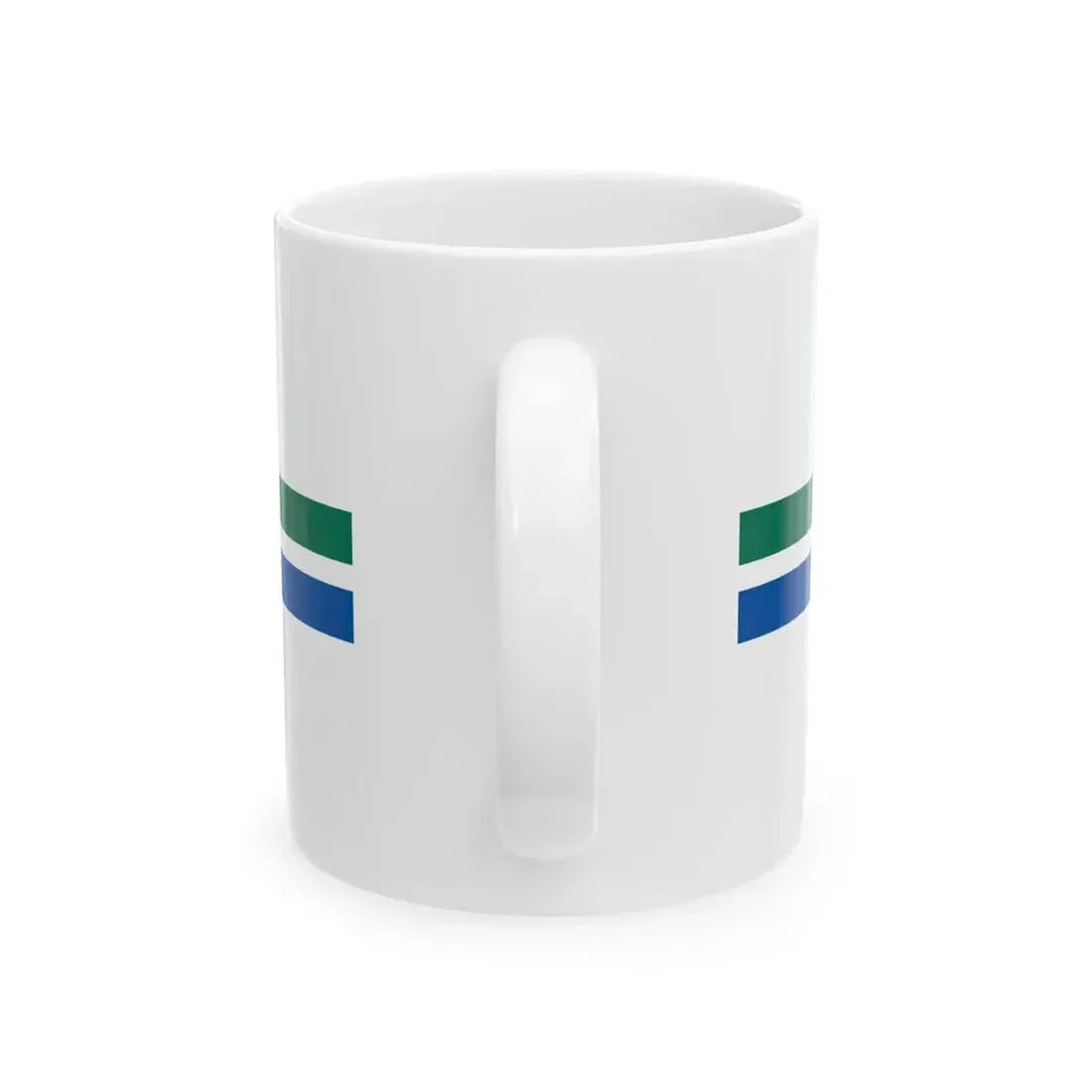 Kolkas pagasta karogs (Latvia) White Coffee Mug - Go Mug Yourself