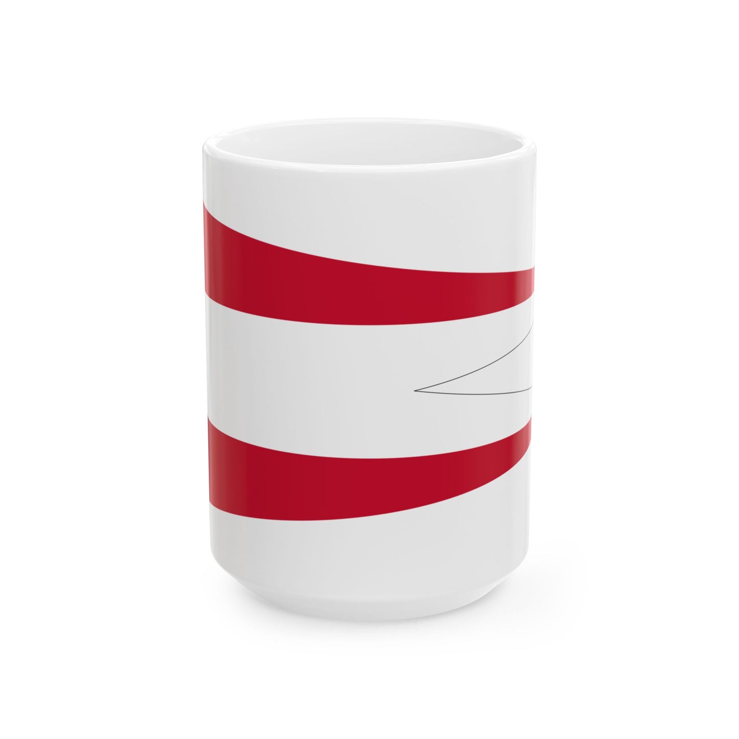Kommandantenwimpel Austria (Austria) White Coffee Mug-15oz-Go Mug Yourself