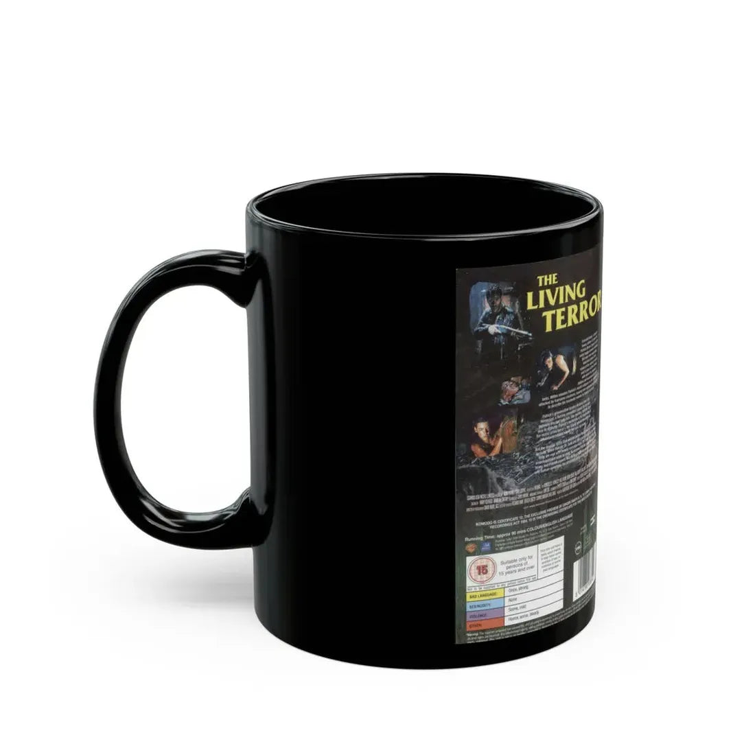 KOMODO (VHS COVER) - Black Coffee Mug - Go Mug Yourself