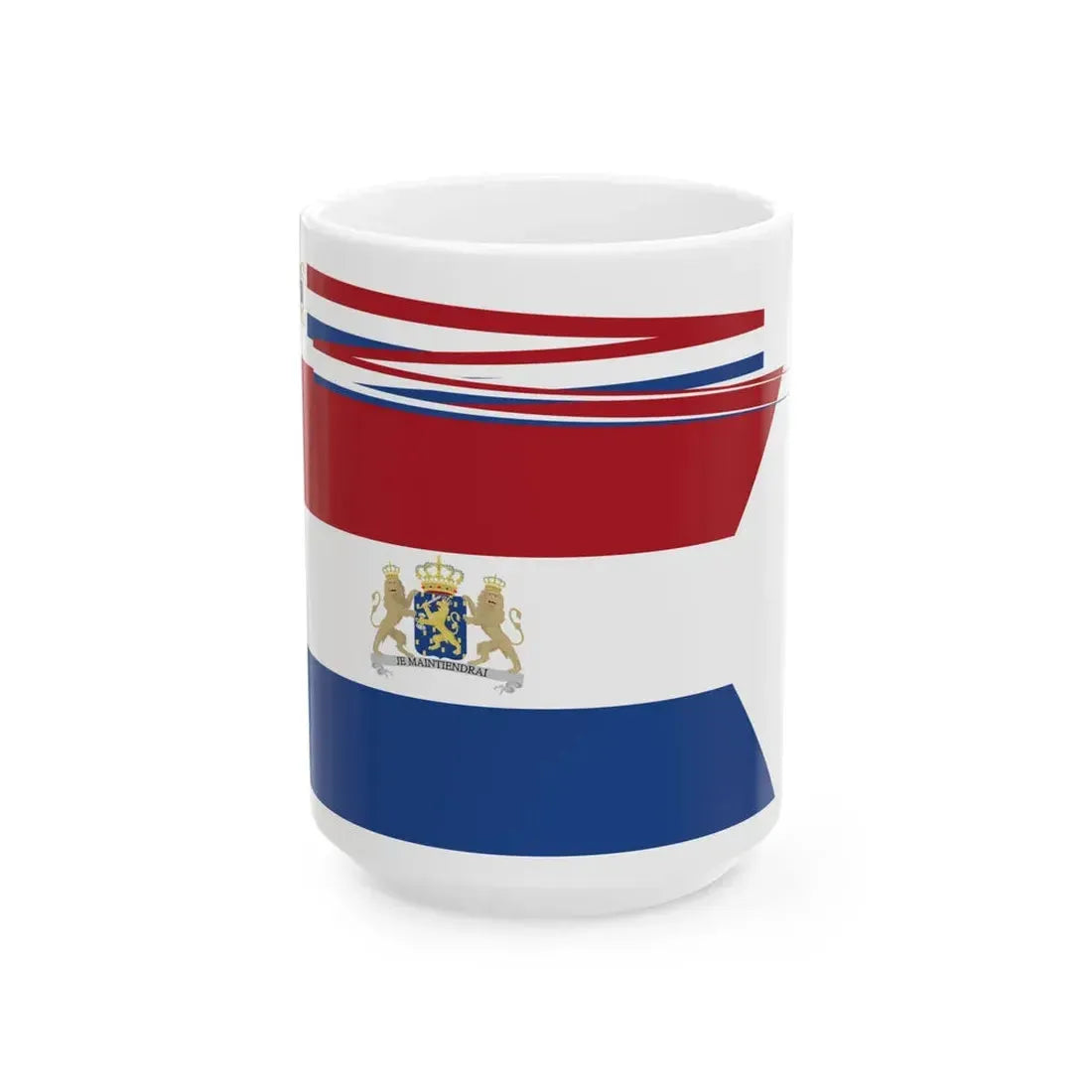 Koningin-moeder Emma der Nederlanden vlag en wimpel 1898-1908 (Netherlands) White Coffee Mug 15oz - Go Mug Yourself