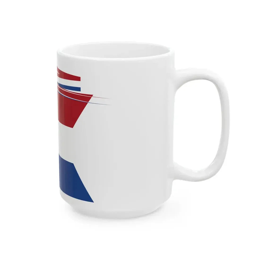 Koningin-moeder Emma der Nederlanden vlag en wimpel 1898-1908 (Netherlands) White Coffee Mug - Go Mug Yourself