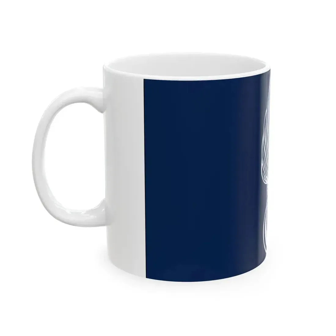 Koninklijke Marechaussee vlag (Netherlands) White Coffee Mug - Go Mug Yourself