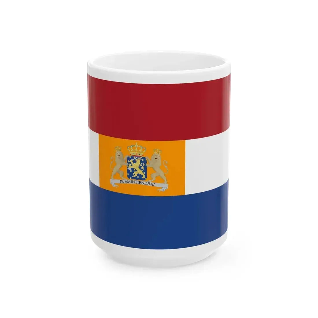 Koninklijke vlag prins Nederland 1898 (Netherlands) White Coffee Mug 15oz - Go Mug Yourself