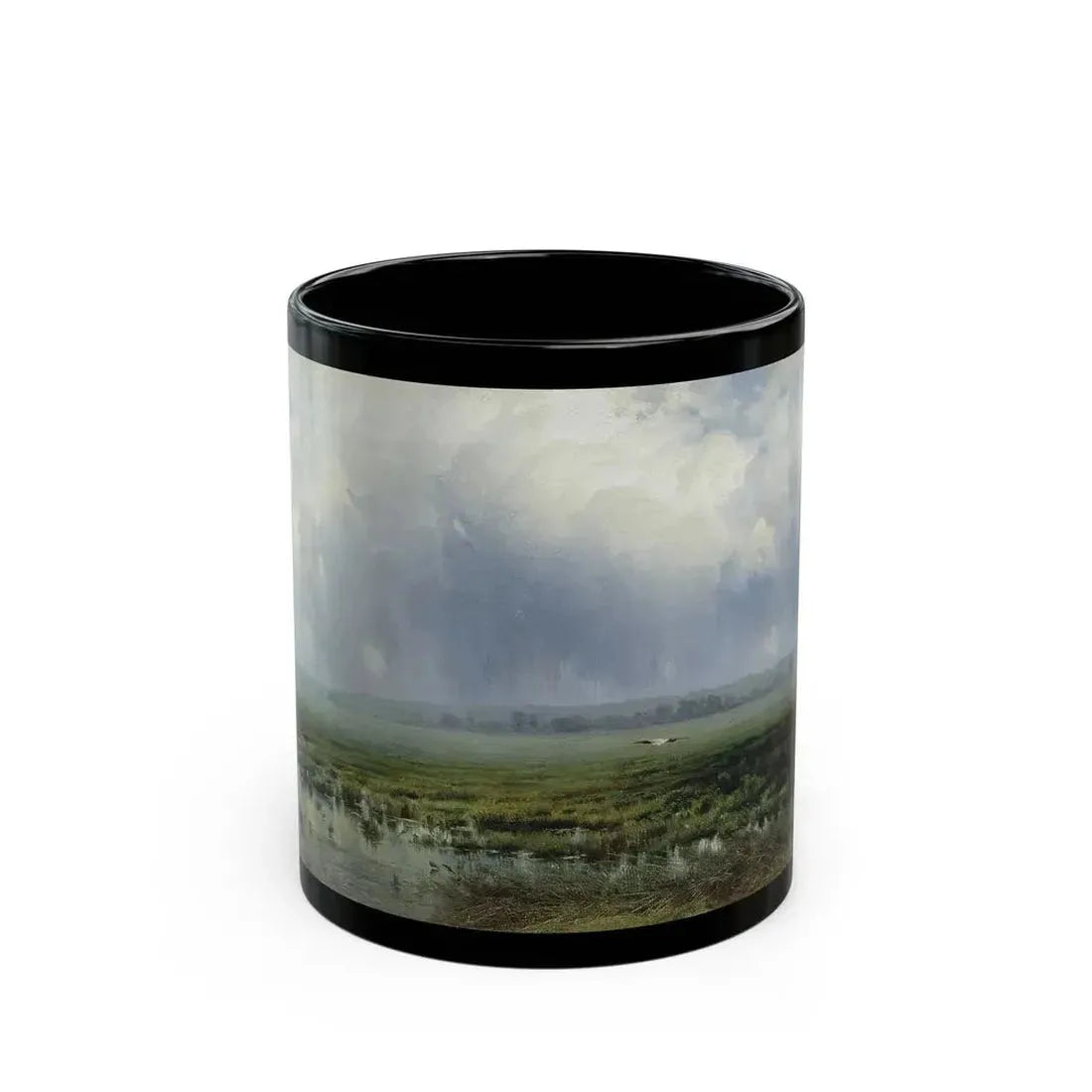 Konstantin Yakovlevich Kryzhitsky (1858-1911) A Swamp - Black Coffee Mug 11oz - Go Mug Yourself
