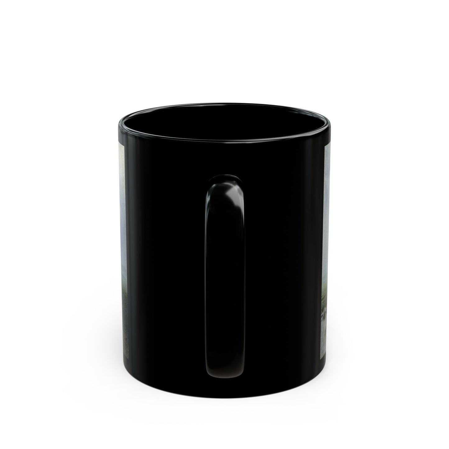 Konstantin Yakovlevich Kryzhitsky (1858-1911) A Swamp - Black Coffee Mug-Go Mug Yourself
