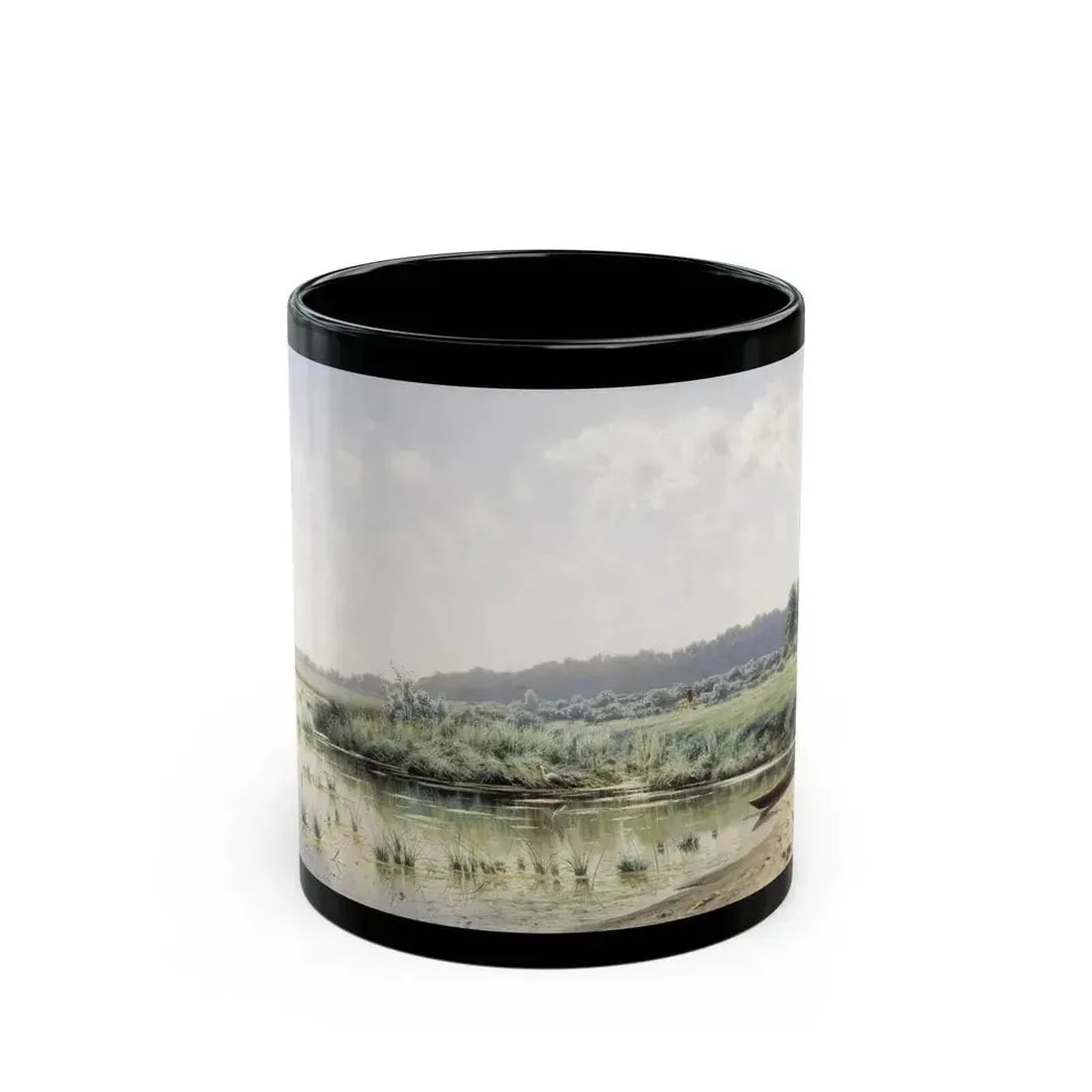 Konstantin Yakovlevich Kryzhitsky (1858-1911) Forenoon - 1885 - Black Coffee Mug 11oz - Go Mug Yourself