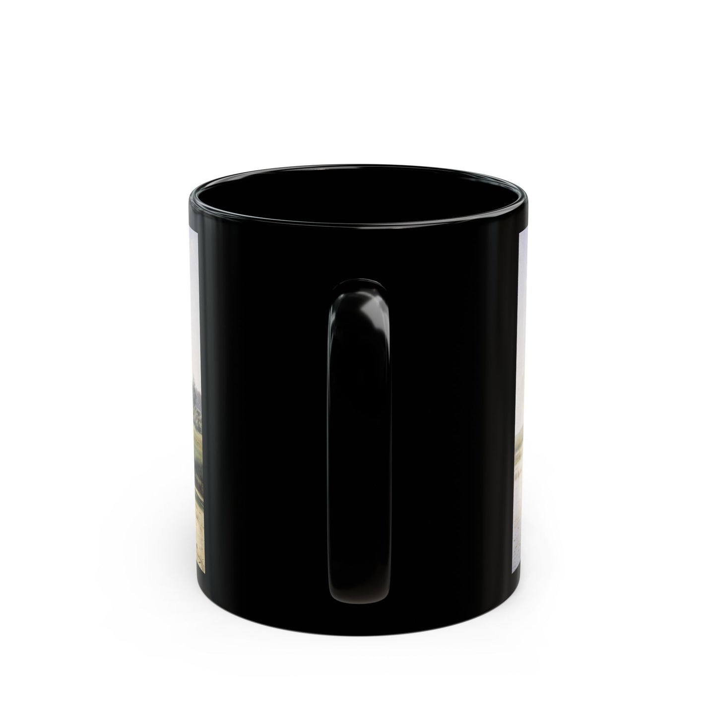 Konstantin Yakovlevich Kryzhitsky (1858-1911) Forenoon - 1885 - Black Coffee Mug-Go Mug Yourself