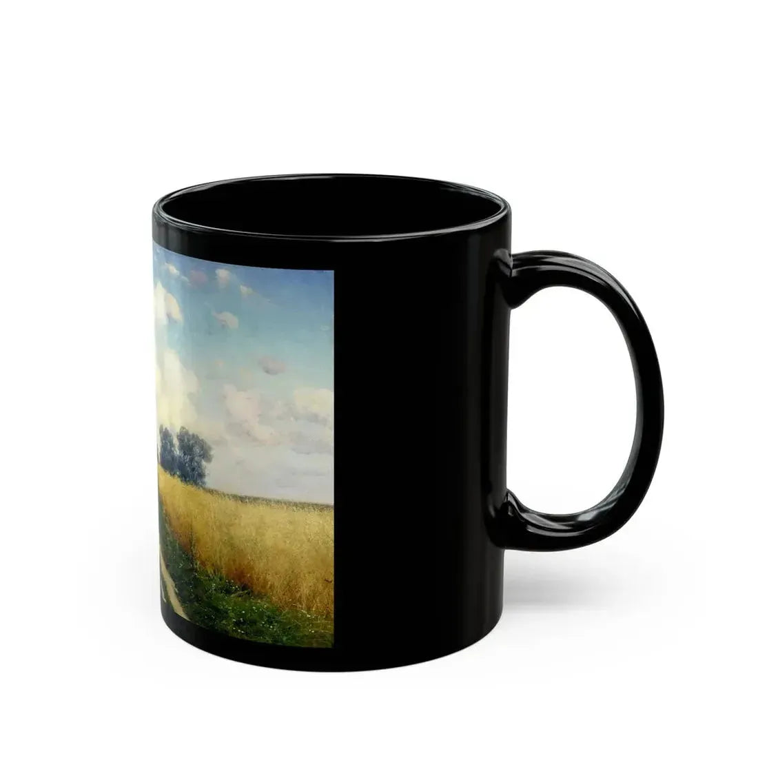Konstantin Yakovlevich Kryzhitsky (1858-1911) Road - 1899 - Black Coffee Mug - Go Mug Yourself