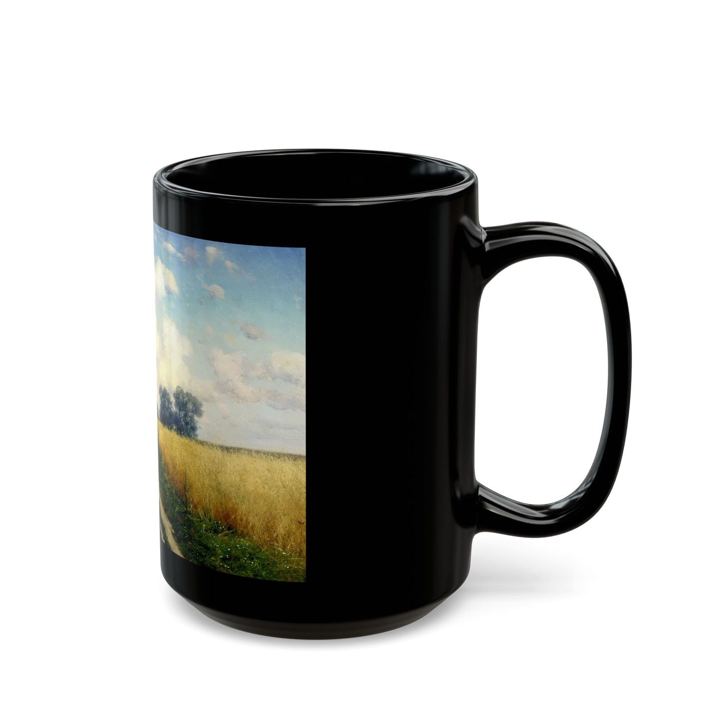 Konstantin Yakovlevich Kryzhitsky (1858-1911) Road - 1899 - Black Coffee Mug-Go Mug Yourself