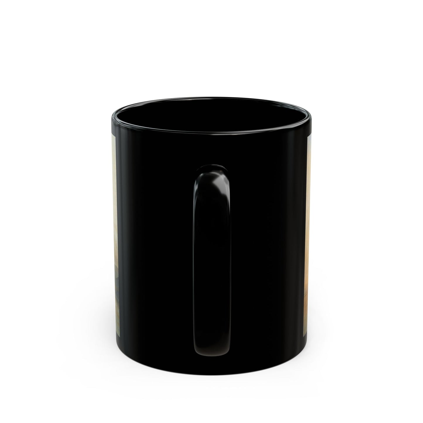 Konstantinos Volanakis (1837-1907) On calm waters - Black Coffee Mug-Go Mug Yourself
