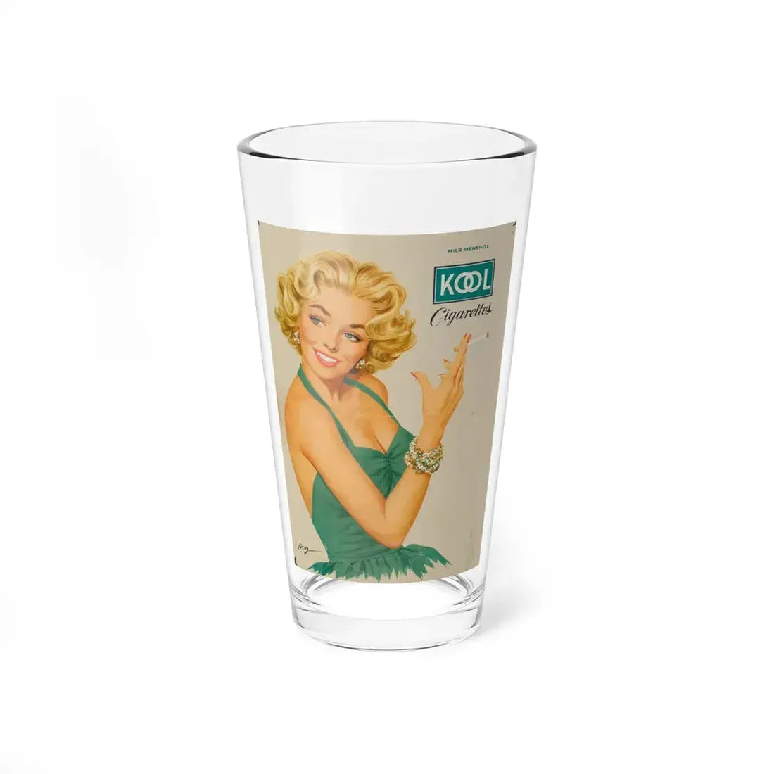 Kool Cigarettes Advertisement (1950s) - Pint Glass 16oz 16oz - Go Mug Yourself