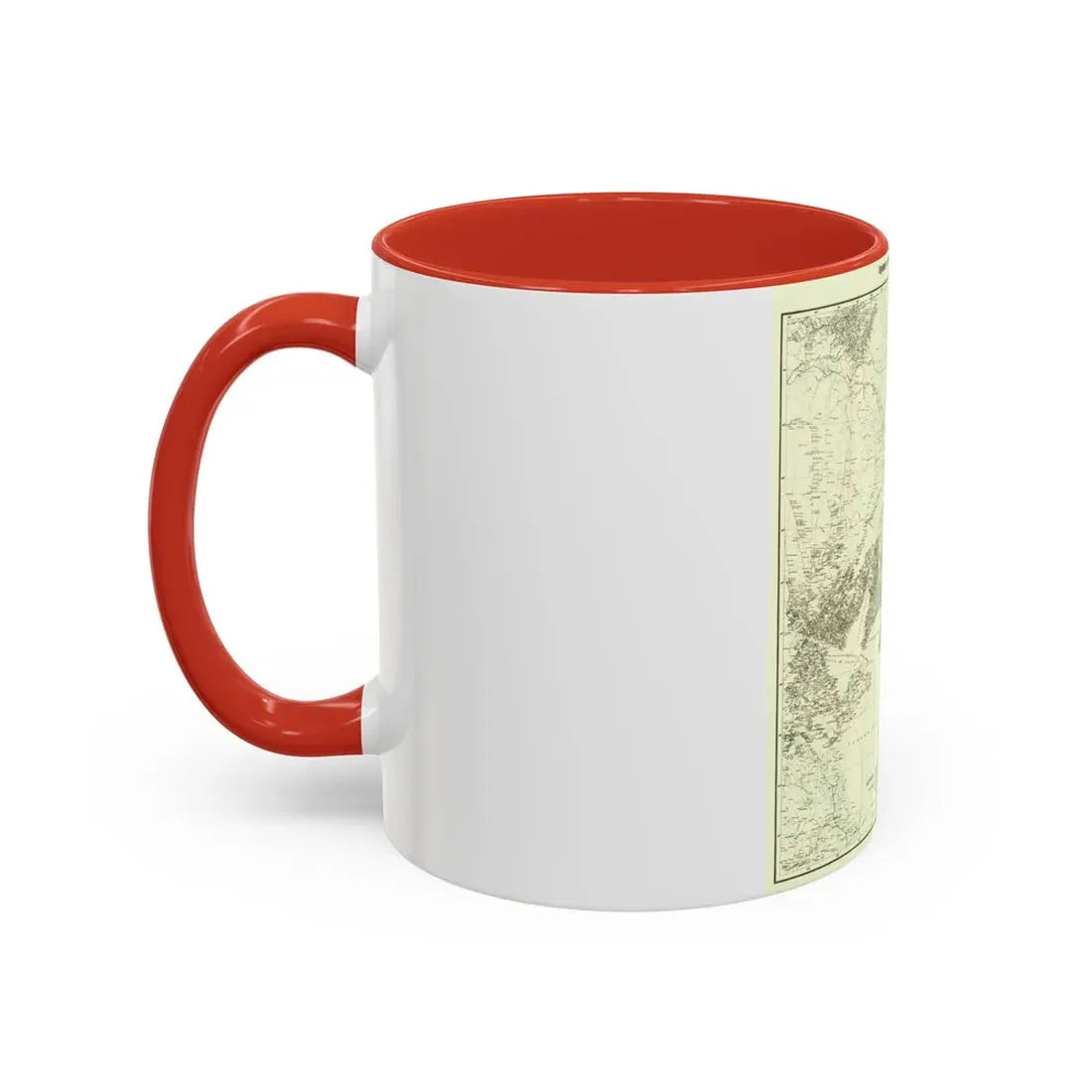 Korea and Manchuria (1904) (Map) Accent Coffee Mug - Go Mug Yourself
