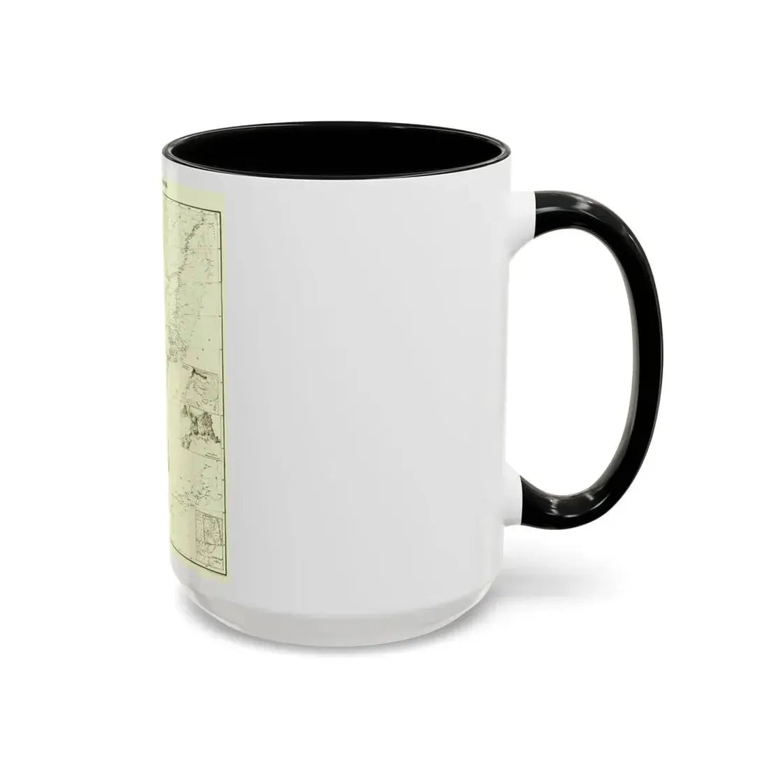 Korea and Manchuria (1904) (Map) Accent Coffee Mug - Go Mug Yourself