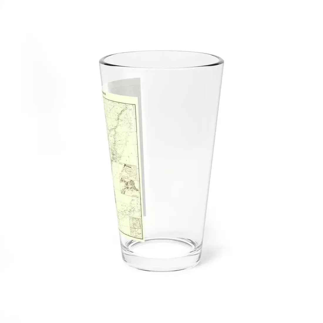 Korea and Manchuria (1904) (Map) Pint Glass 16oz - Go Mug Yourself
