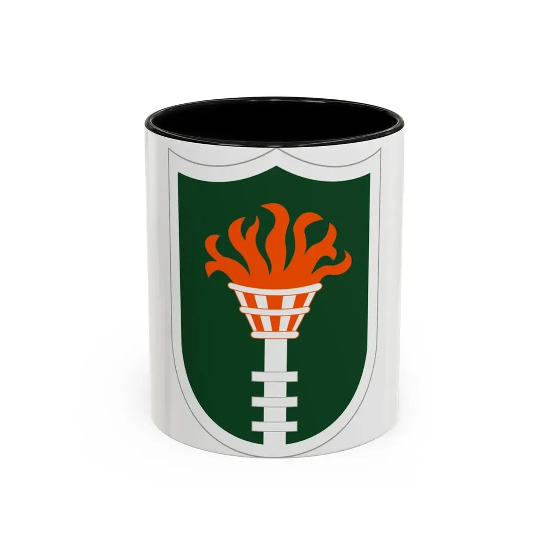 Korean Communications Zone (U.S. Army) Accent Coffee Mug 11oz Black - Go Mug Yourself