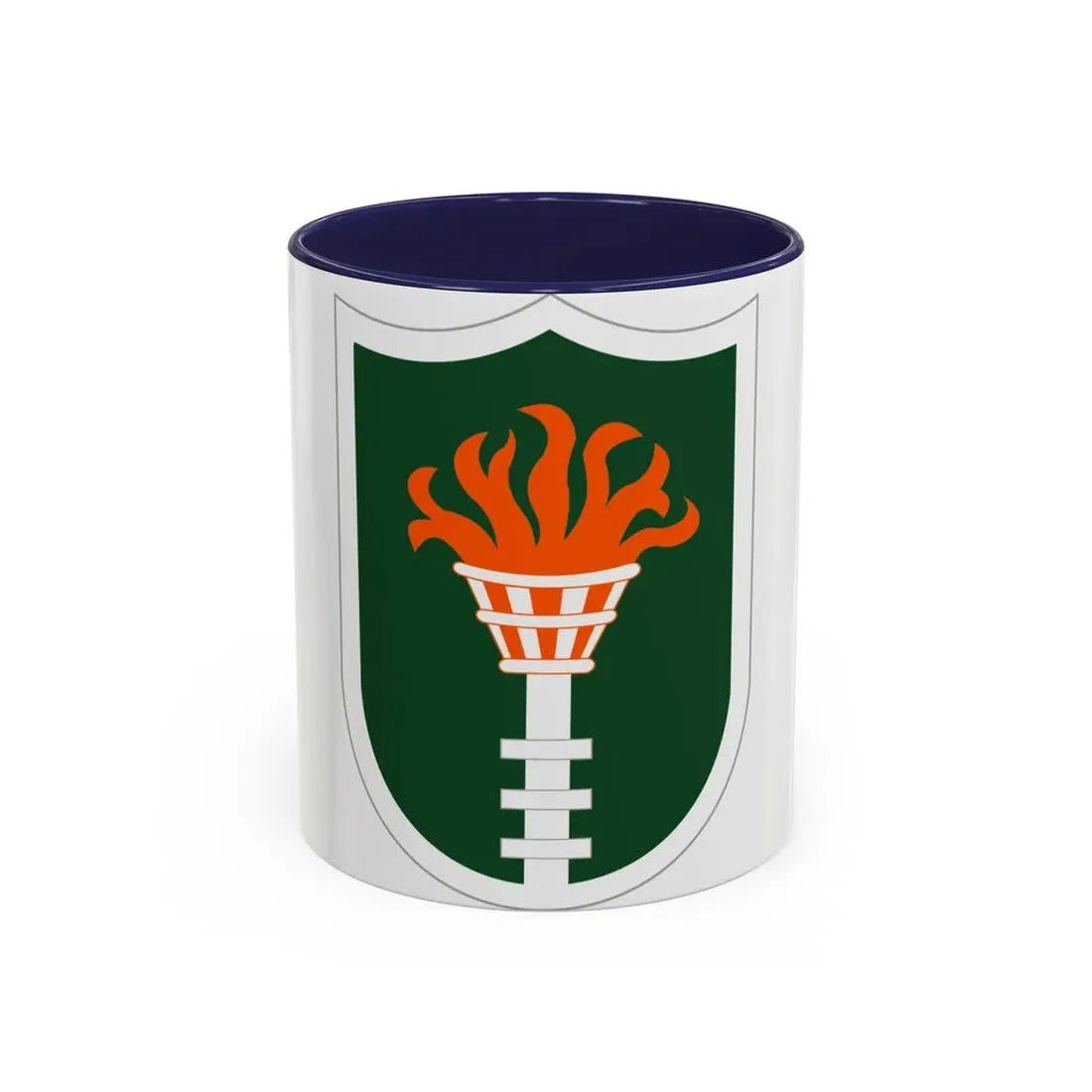Korean Communications Zone (U.S. Army) Accent Coffee Mug 11oz Navy - Go Mug Yourself
