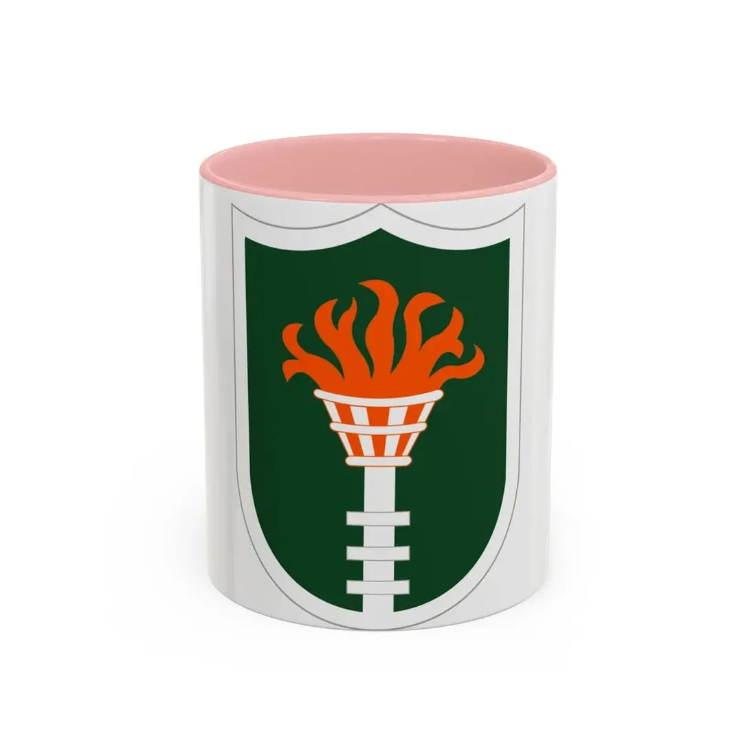Korean Communications Zone (U.S. Army) Accent Coffee Mug 11oz Pink - Go Mug Yourself