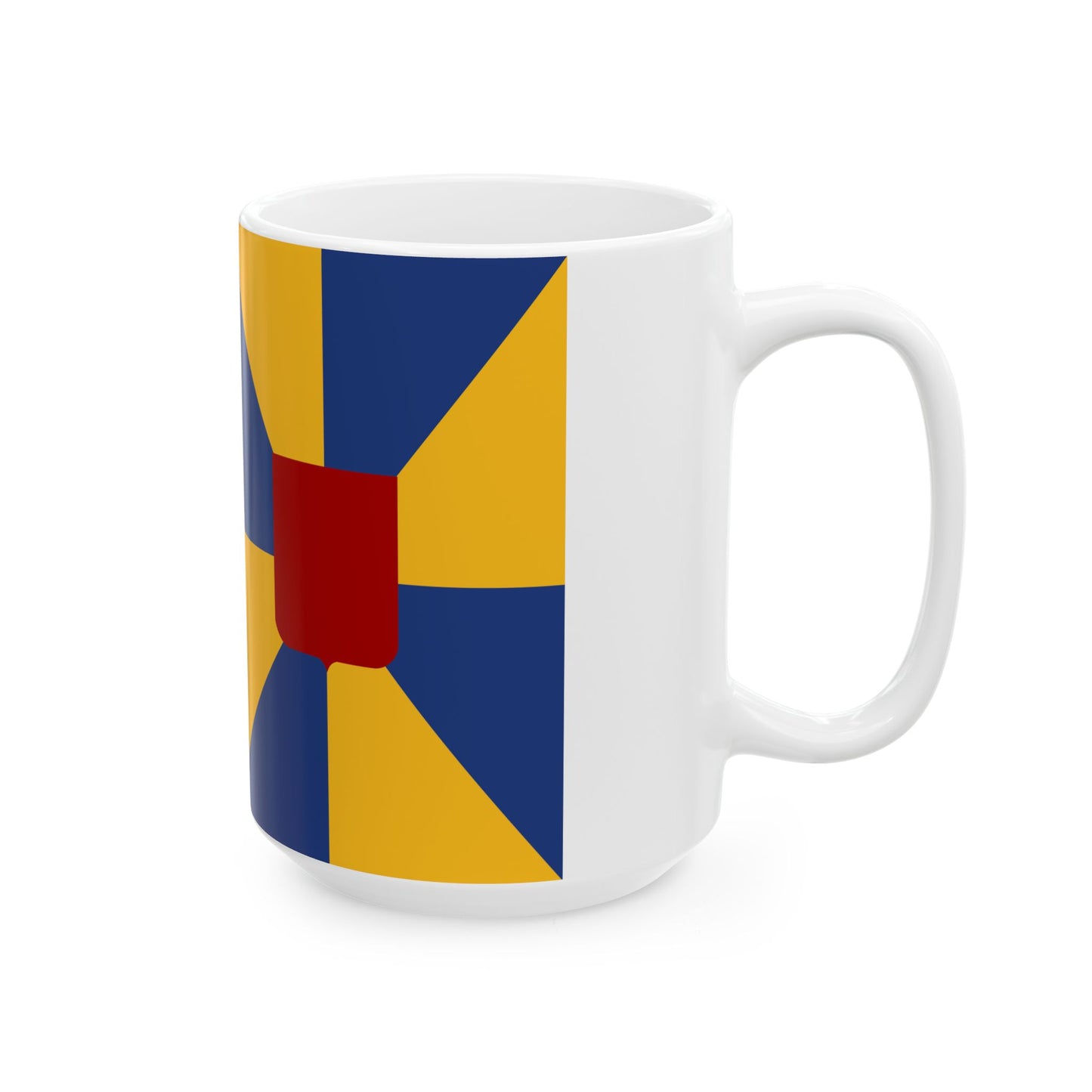 Kortemark vlag (Belgium) White Coffee Mug-Go Mug Yourself