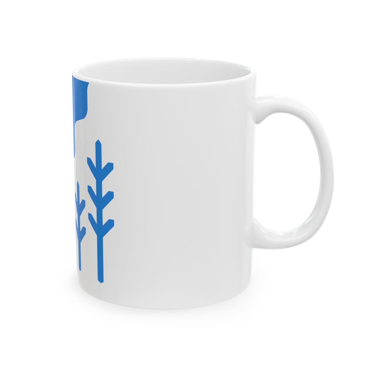 Kose valla lipp (Estonia) White Coffee Mug-Go Mug Yourself