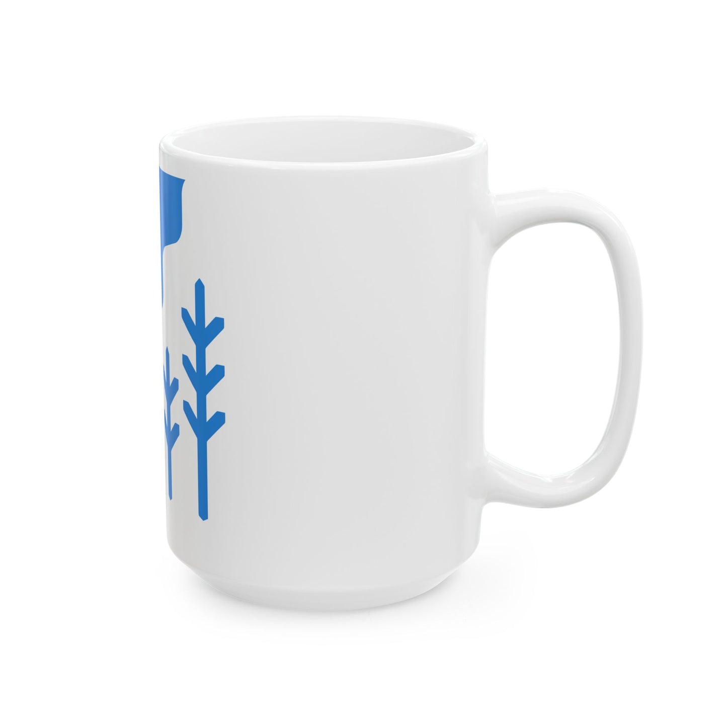 Kose valla lipp (Estonia) White Coffee Mug-Go Mug Yourself