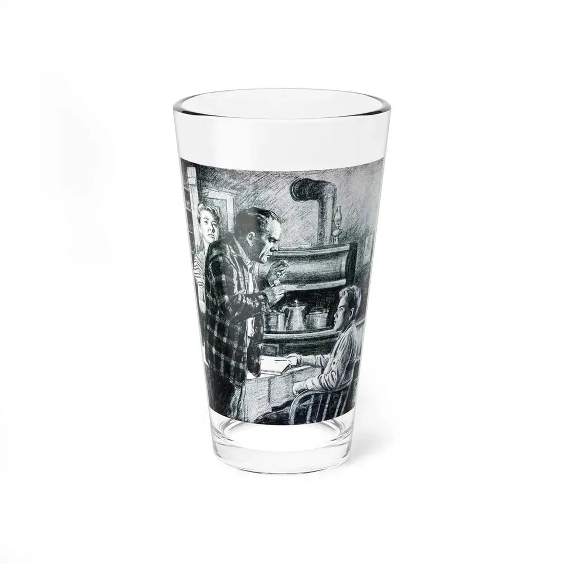 Kristian Nye and the Shell Song (2), Blue Book Magazine, March 1950 - Pint Glass 16oz 16oz - Go Mug Yourself