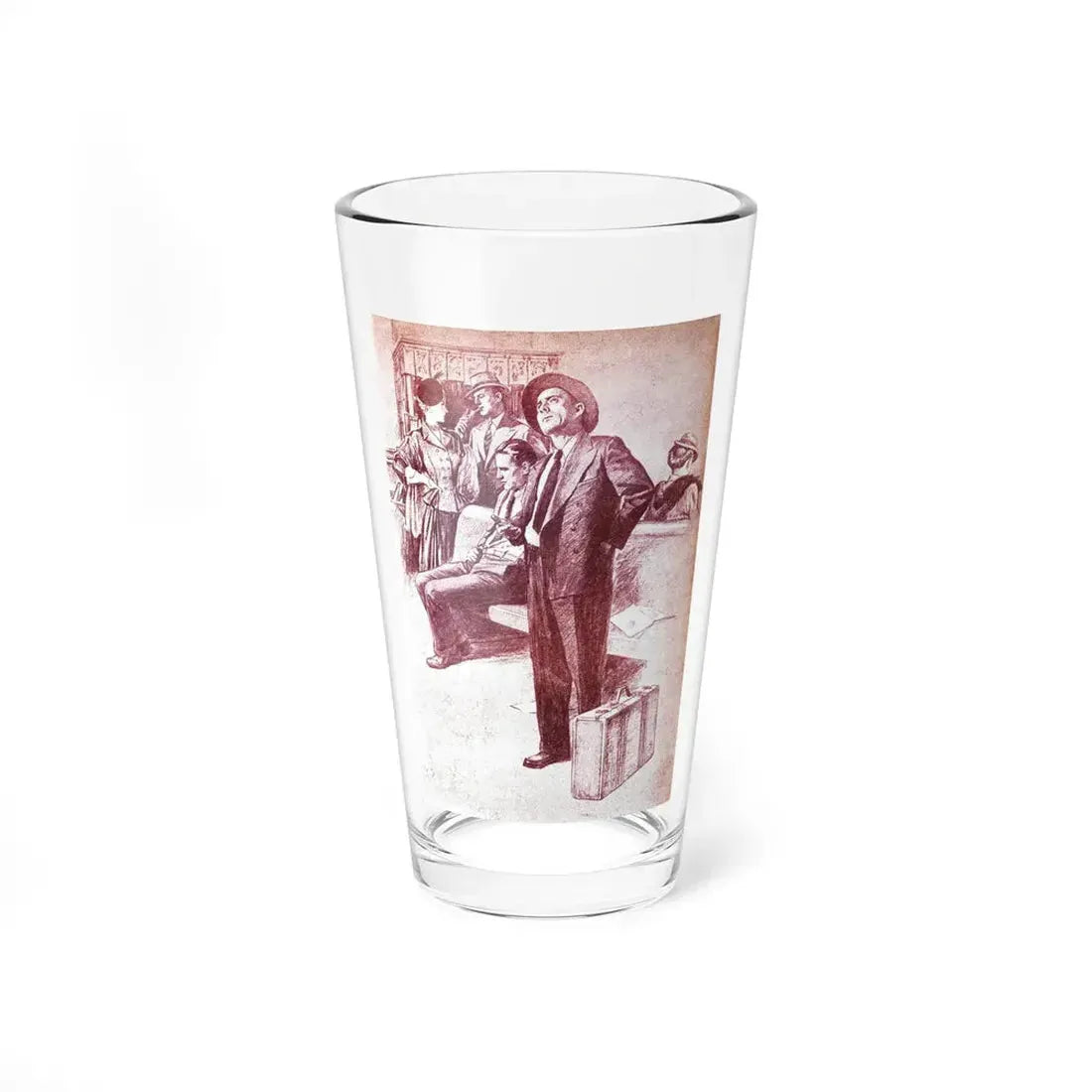 Kristian Nye and the Shell Song (3), Blue Book Magazine, March 1950 - Pint Glass 16oz 16oz - Go Mug Yourself