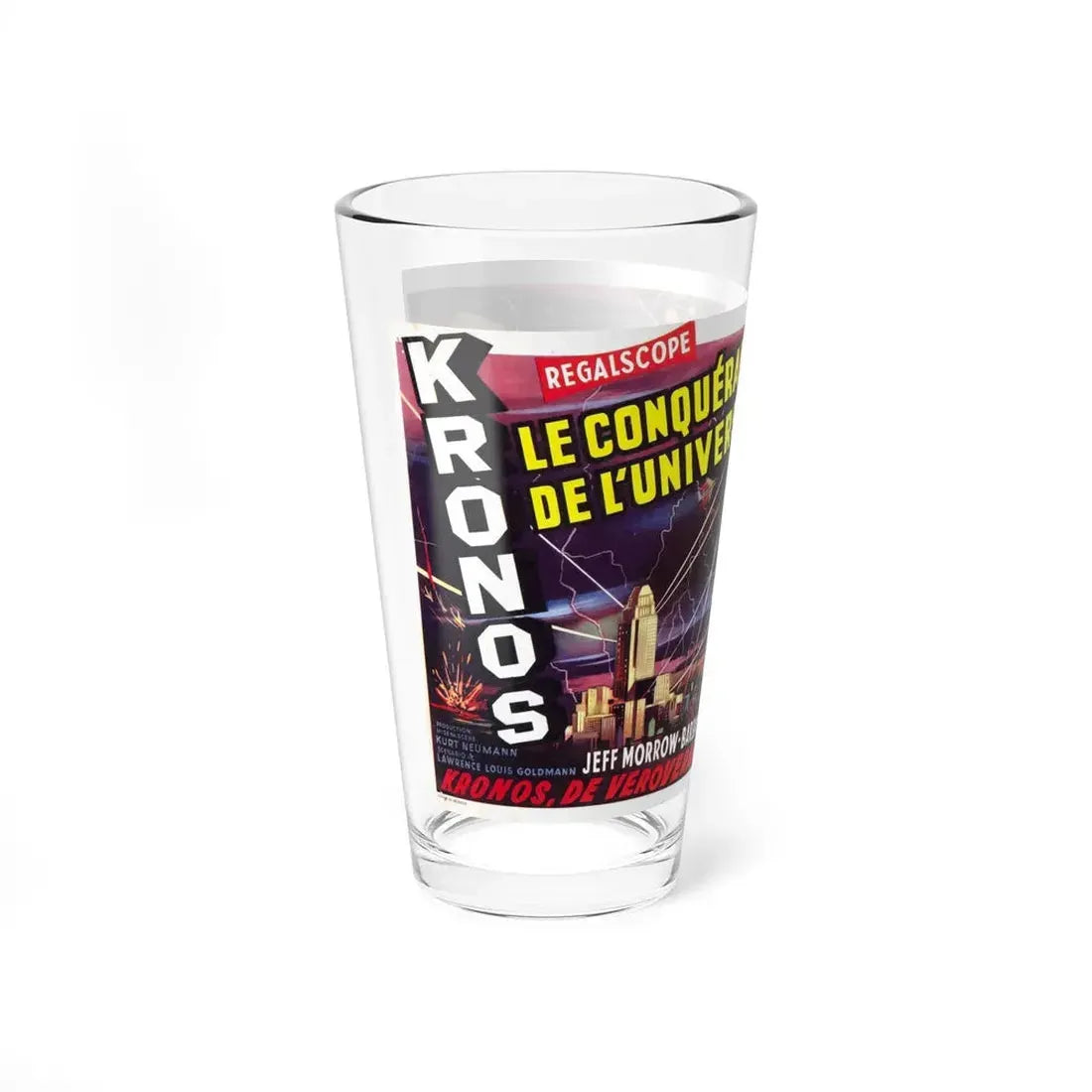 KRONOS (BELGIAN) 1957 Movie Poster - Pint Glass 16oz - Go Mug Yourself