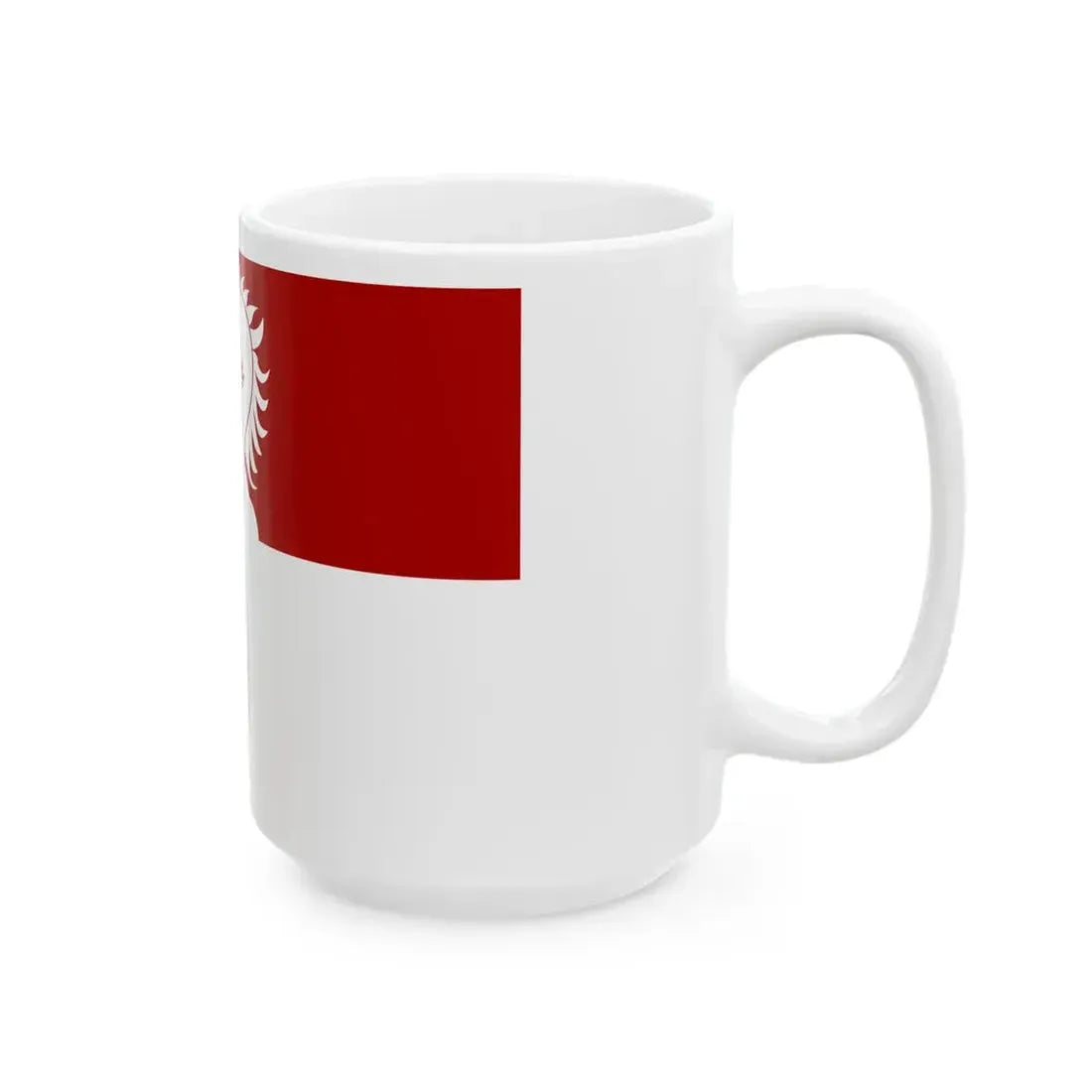 Kruibeke vlag (Belgium) White Coffee Mug - Go Mug Yourself